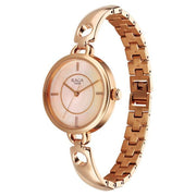 Titan 2774WM01F women's watch with rose gold metal strap