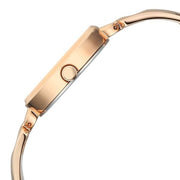 Titan 2774WM01F 28mm case watch with rose gold mother of pearl dial