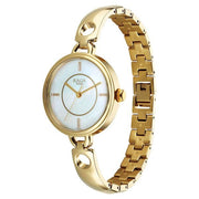 Titan 2774YM01F women's watch with gold metal strap