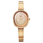 Titan 2776WM01F rose gold mother of pearl dial quartz analog watch for women