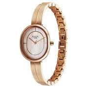 Titan 2776WM01F women's watch with rose gold metal strap