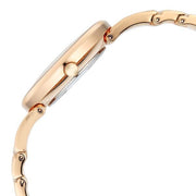 Titan 2810WM03F Raga Power Pearls women's watch with mother of pearl dial and rose gold metal strap, watch detail