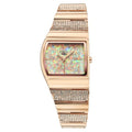 Titan 2813WM02 Raga Opalesque Quartz Analog Watch with Multicoloured Dial and Rose Gold Metal Strap for Women 22.45mm