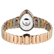 Titan 2814KM01 Raga Opalesque women's watch with multicoloured dial and multicoloured metal strap, side profile of the case and strap