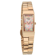 Titan 2815WM02 Raga Opalesque watch angled front view showing the rectangular dial