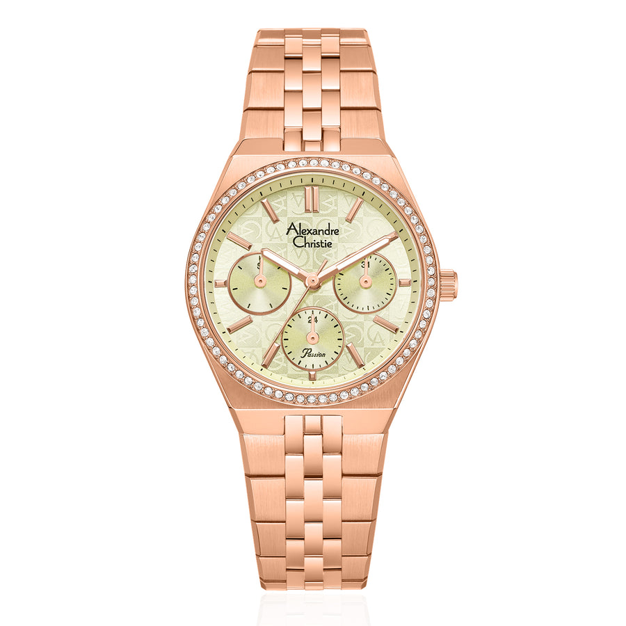 Alexandre Christie 2C19BFBRGBG Women's Multifunction Quartz Watch 32mm