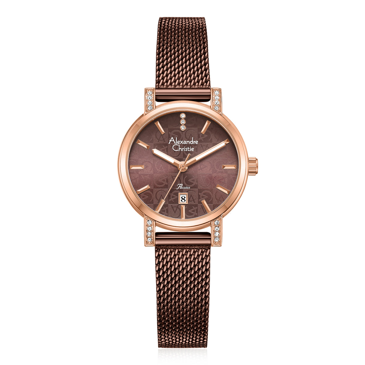 Alexandre Christie 2C20LDBROBO Women's Classic Quartz Watch 28mm