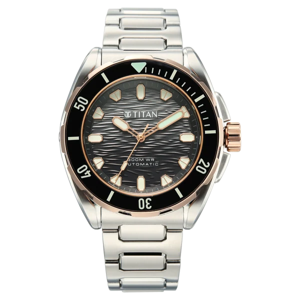 10069KM02 Zero Hour Diver's Men 3 Hands Automatic Watch 44.2mm