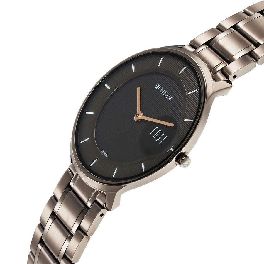 1843QM02 Edge Baseline Men's 2 Hands Quartz Watch 38mm