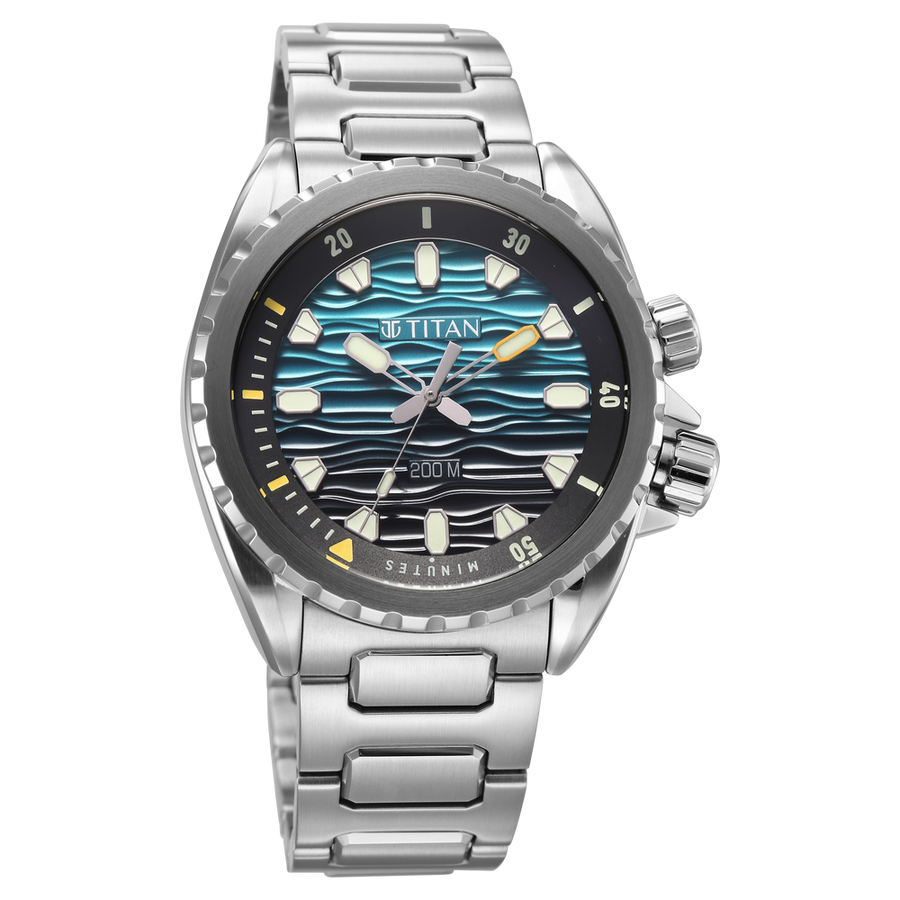 10068KM01 Zero Hour Diver's Men 3 Hands Quartz Watch 42mm