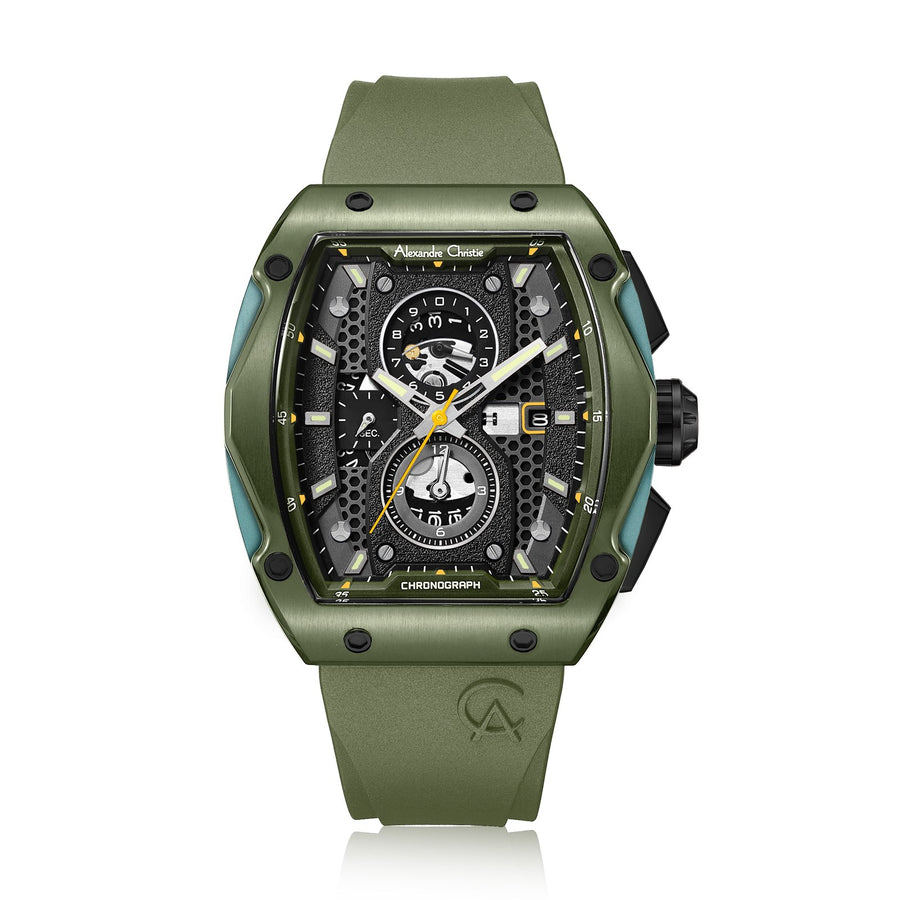 Alexandre Christie 6608MCRGABA Men's Chronograph Quartz Watch 44mm