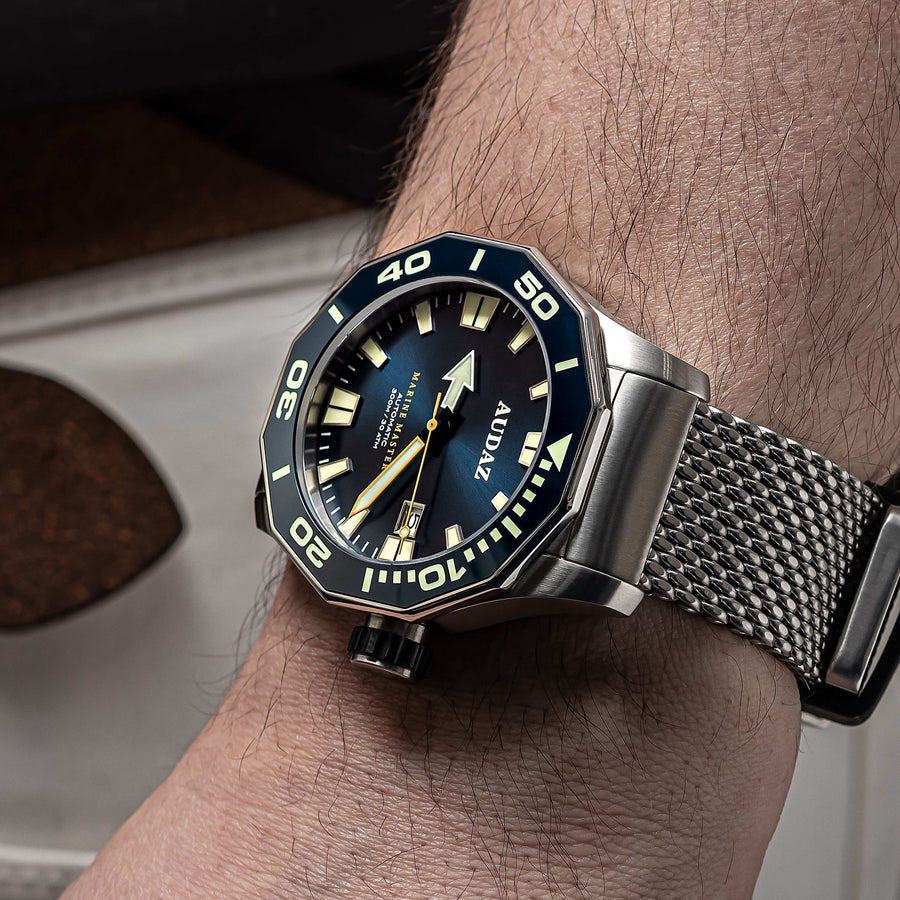 3000-02 MARINE MASTER Men's Automatic Watch 44mm