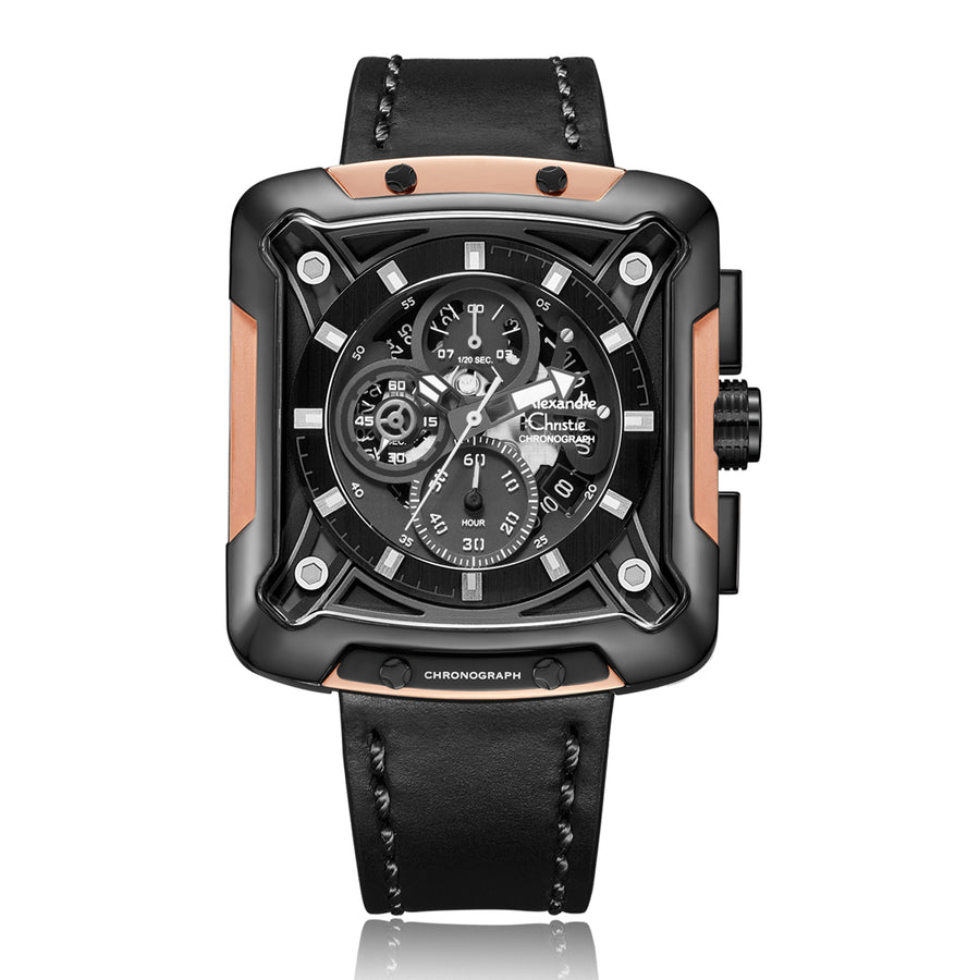 Alexandre Christie 3039MCLZBBA Men's Chronograph Quartz Watch 44mm