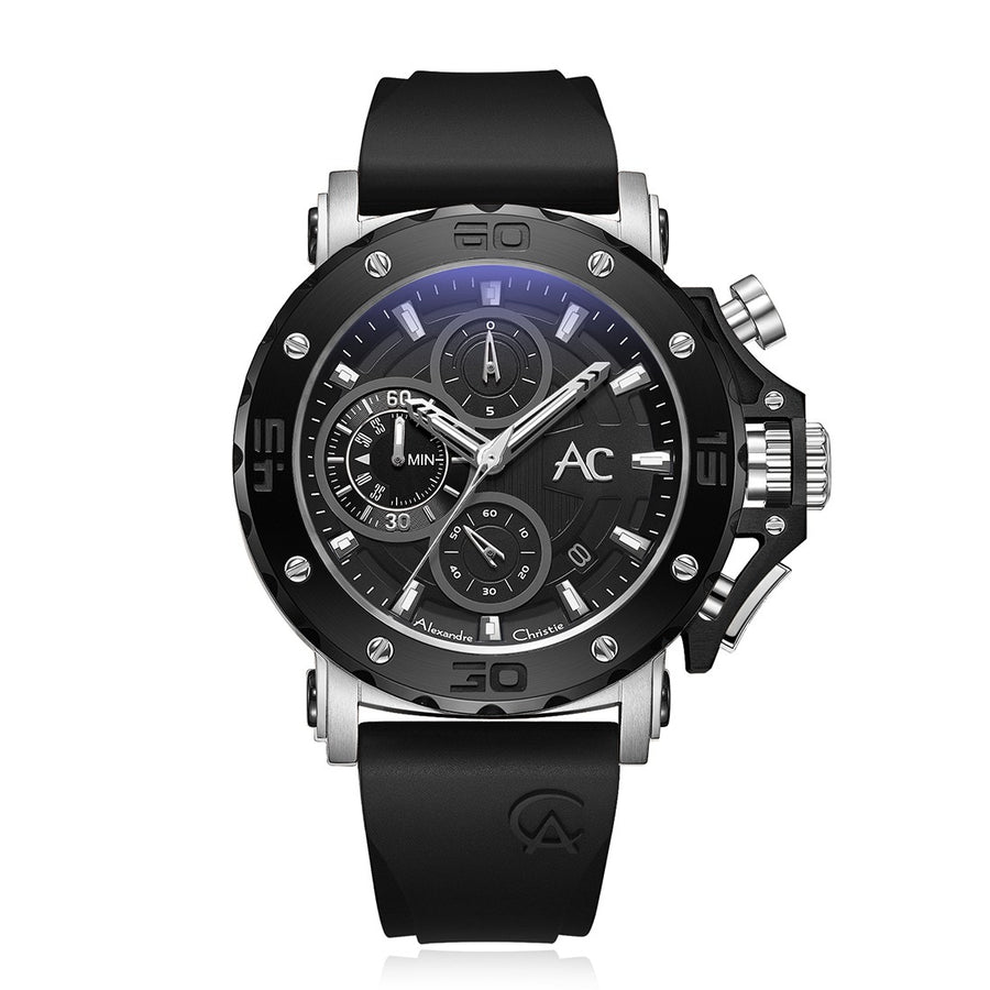 Alexandre Christie 9205MCRTBBA Men's Chronograph Quartz Watch 47mm