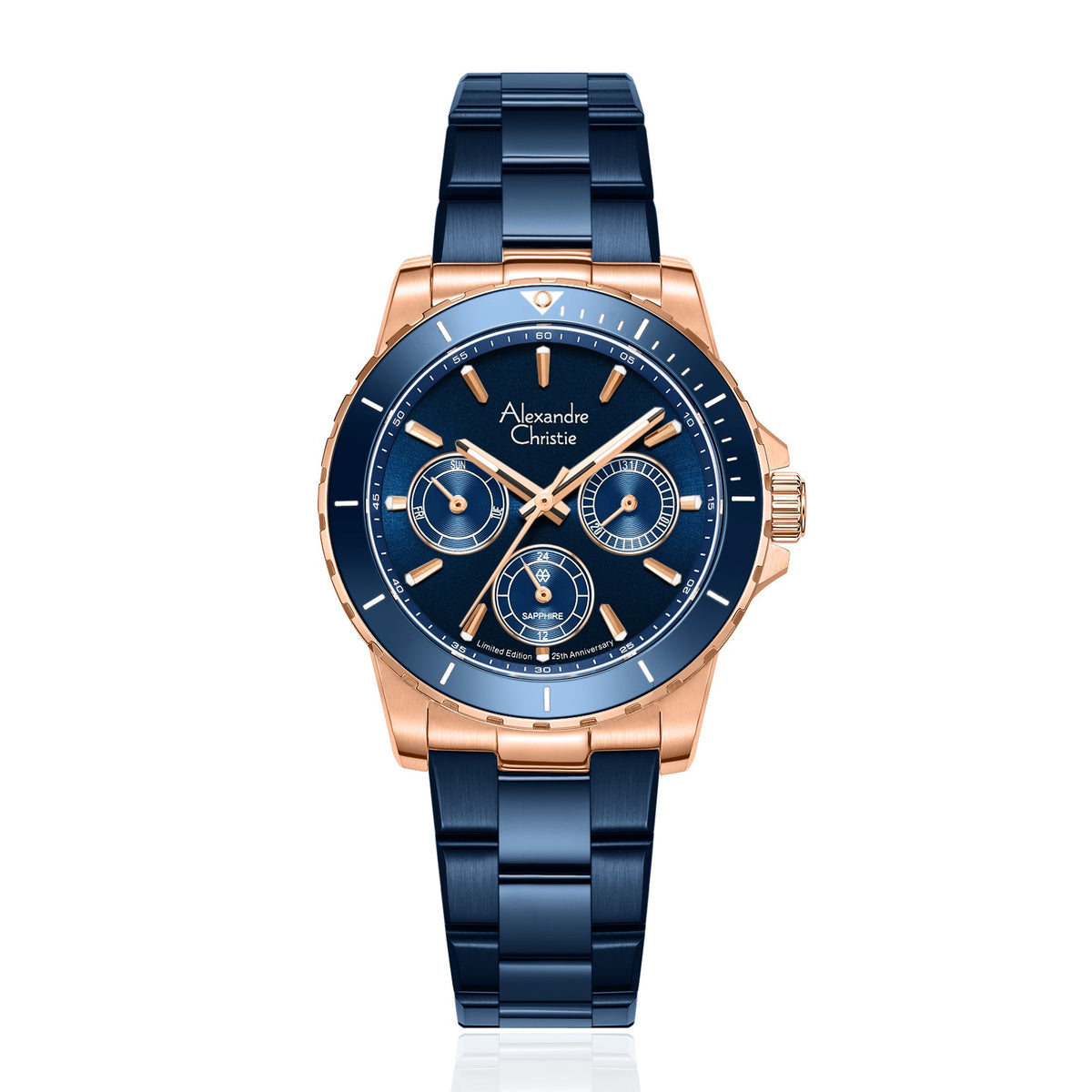 6141XXVBURBU 25th Anniversay Limited Edition Women's Chronograph Quartz Watch 35mm