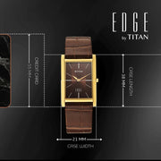1043YL10 Monture Men's 2 Hands Quartz Watch 25.10mm