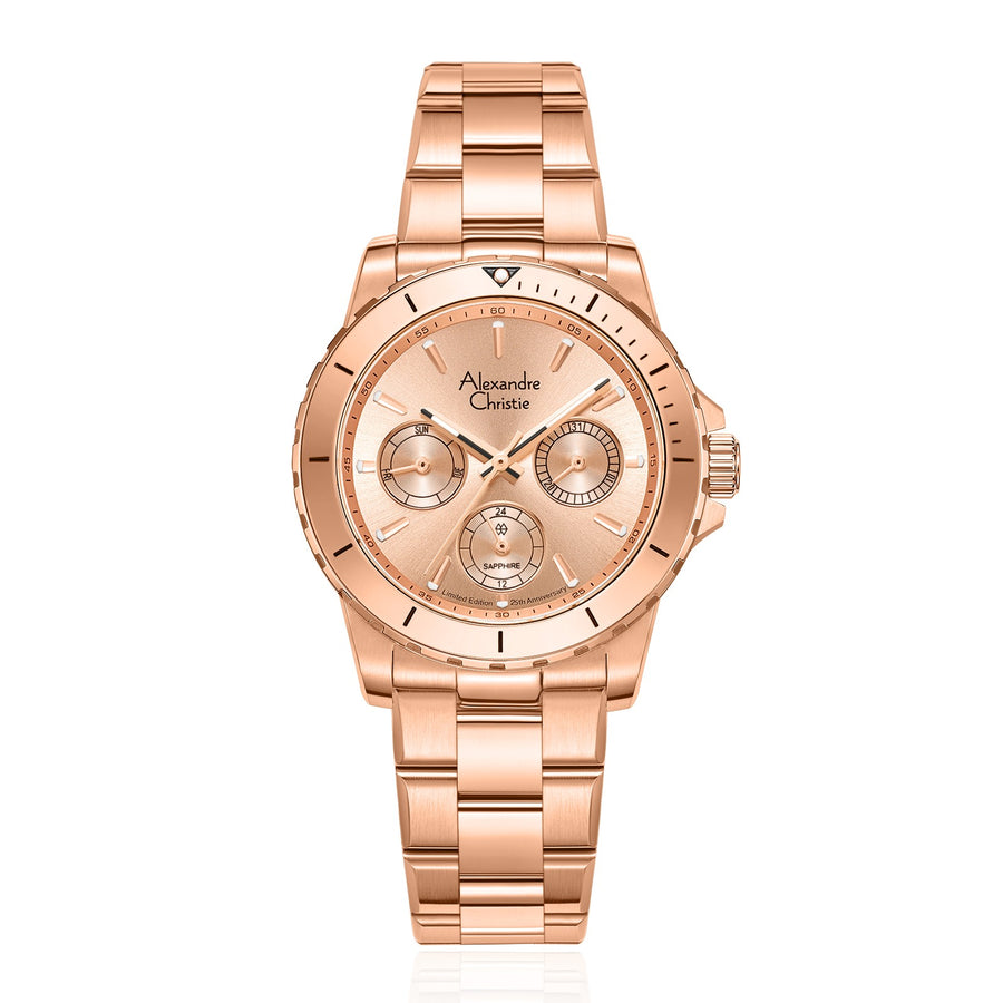 6141XXVBRGLN 25th Anniversay Limited Edition Women's Chronograph Quartz Watch 35mm
