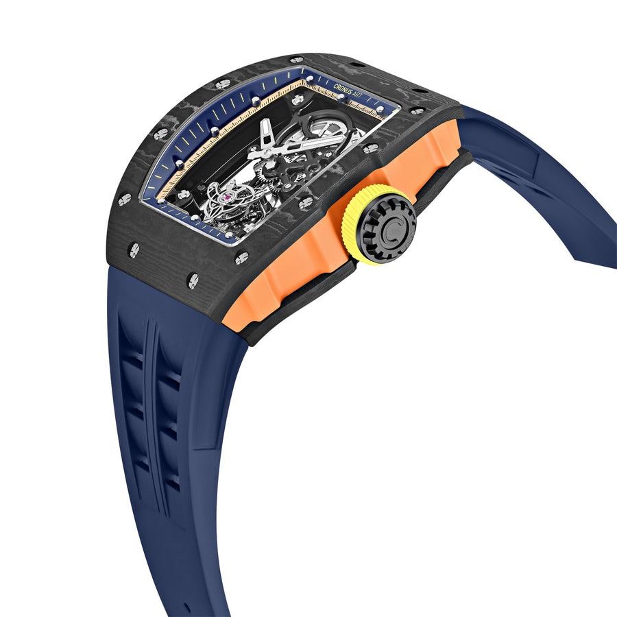 CM002-079 Men's Carbon Case Tourbillon Watch 42mm