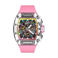 CM08-C Men's Crystal Case Automatic Watch 42mm