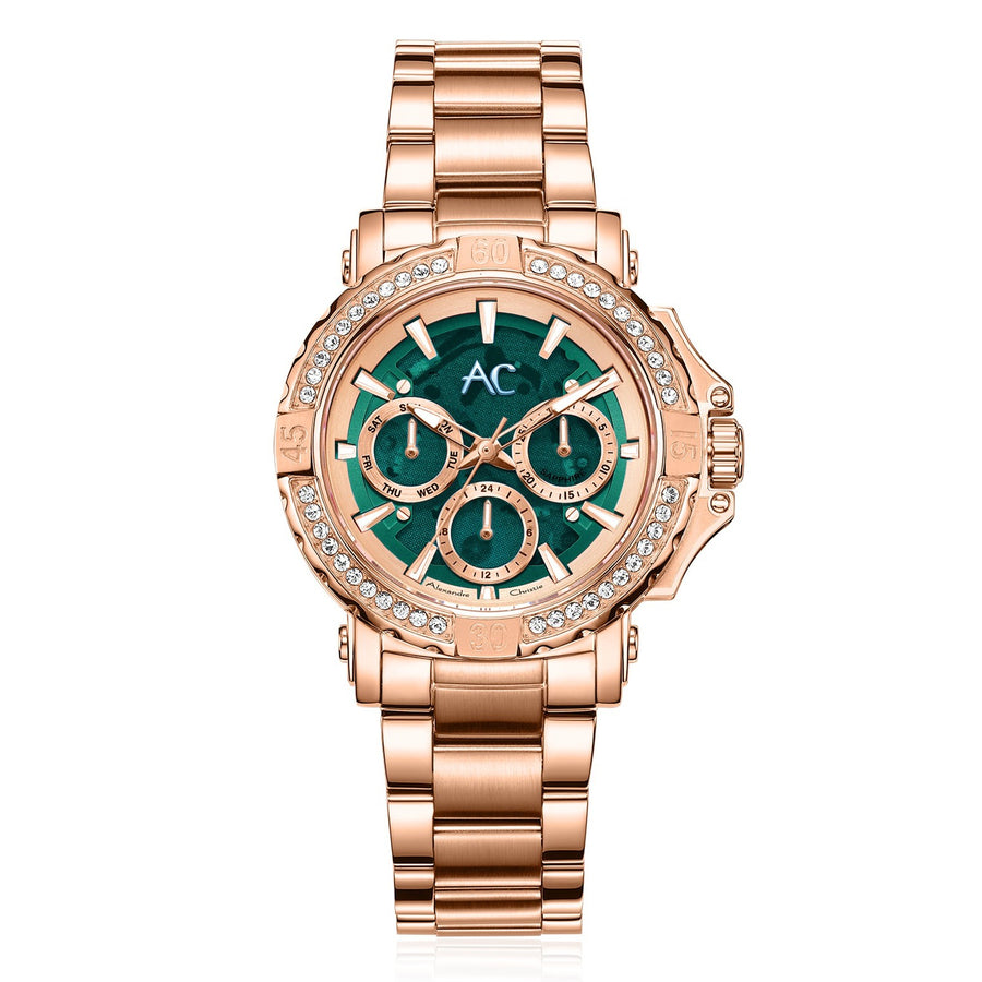 Alexandre Christie 9205BFBRGGNDR Women's Multi-function Quartz Watch 36mm