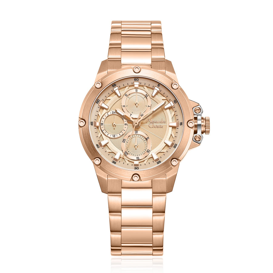 Alexandre Christie 6564BFBRGLN Women's Multifunction Quartz Watch 36mm