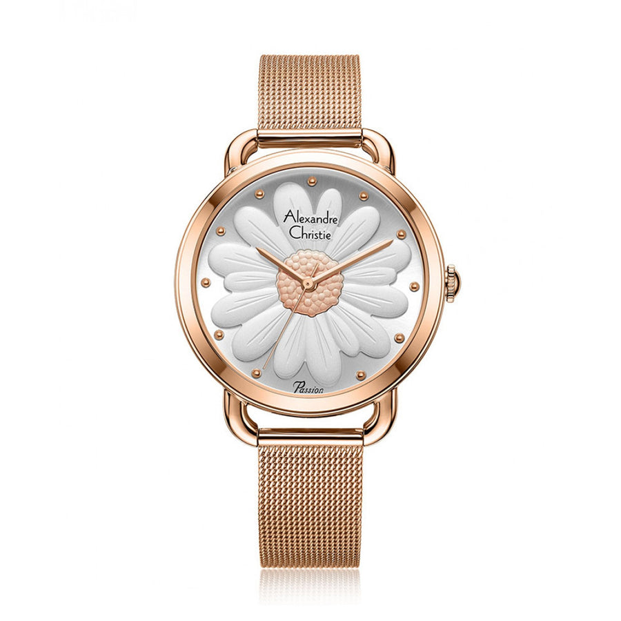 Alexandre Christie 2852LHBRGSL Women's Classic Quartz Watch 36mm