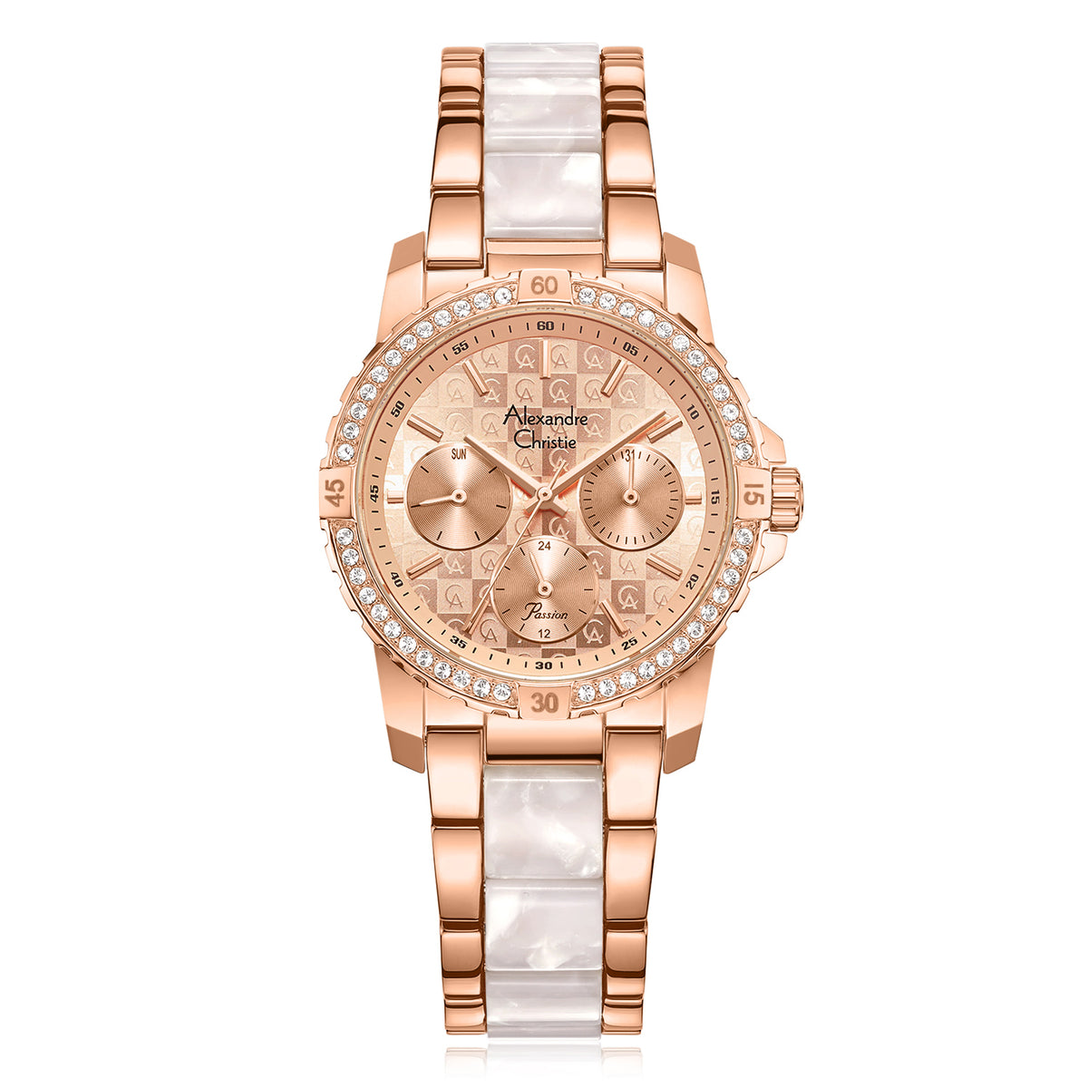 Alexandre Christie 6141BFBRGLNSL2 Women's Multifunction Quartz Watch 32mm