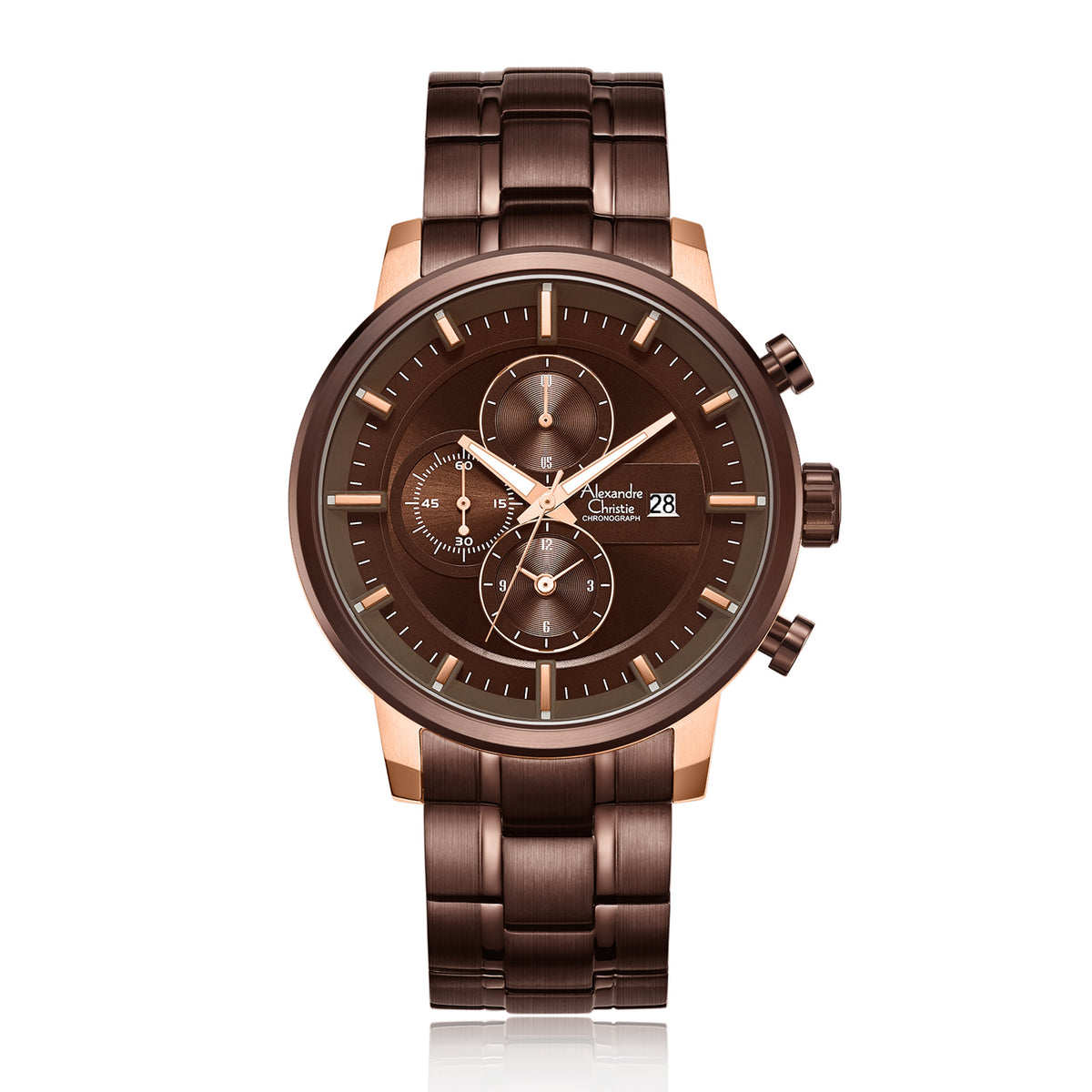 Alexandre Christie 6323MCBROBO Men's Chronograph Quartz Watch 45mm