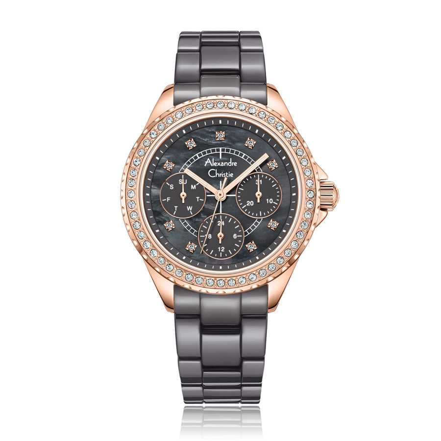Alexandre Christie 2B16BFBRGMR Women's Multi-Function Quartz Watch 34mm