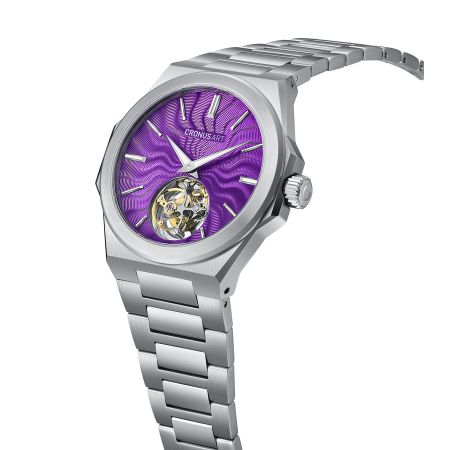 CM036-001 Unisex Tourbillon Manual Winding Watch 42mm