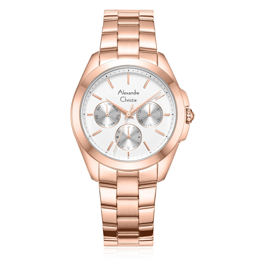 Alexandre Christie 2977BFBRGSL Women's Multi-Function Quartz Watch 36mm
