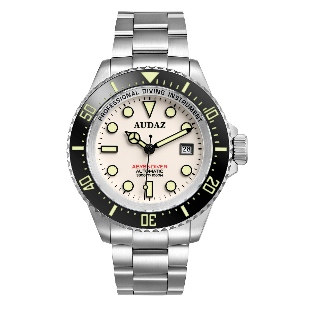 3010-09 ABYSS DIVER Men's Automatic Watch 44mm