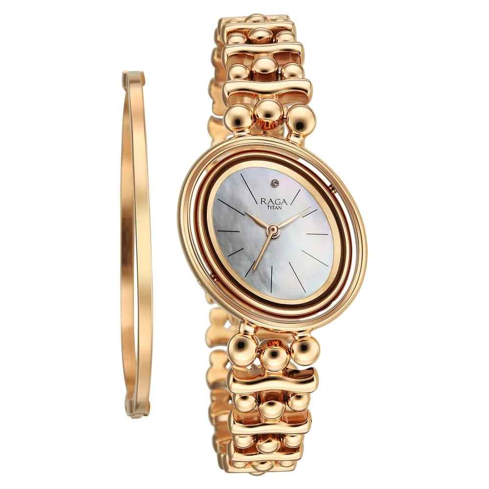 Titan Raga Glimmers 95202WM01 Women's Quartz Watch 22mm
