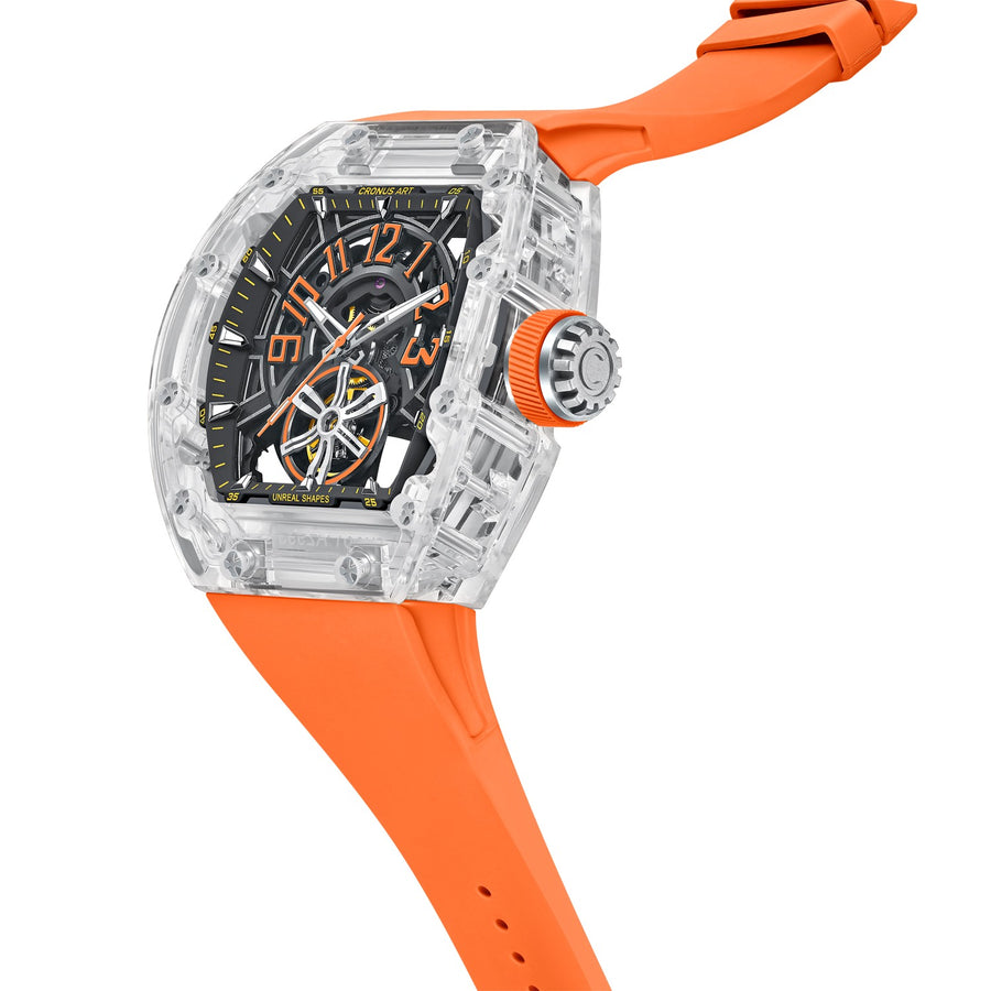 CM001-083 Men's Crystal Case Automatic Watch 42mm