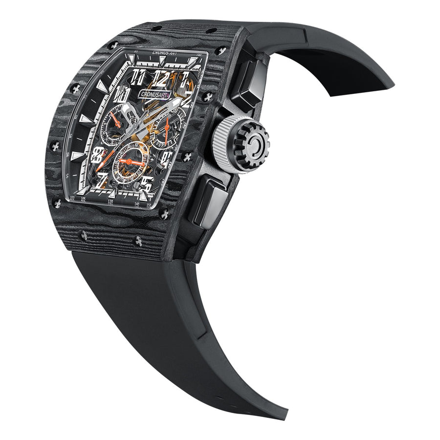 CM002-016 Men's Carbon Case Automatic Watch 42mm