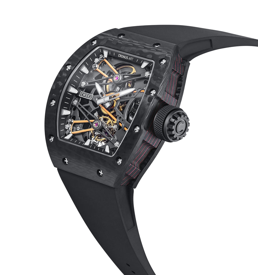 Cronus Art CM002-038B Men's Tourbillon Manual Winding Watch 42mm