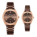 Alexandre Christie 8712MDLDROBO Couple's Classic Quartz Watch 32+39mm