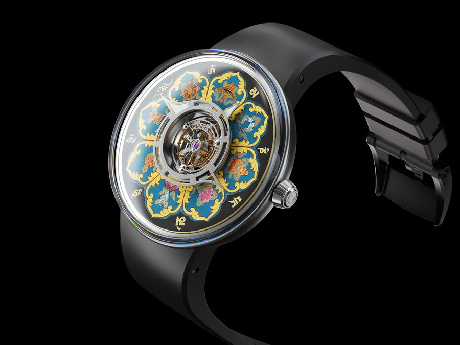Cronus Art CM023-009 Men's Tourbillon Manual Winding Watch 43mm