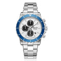 6141XXVMSSSLBU 25th Anniversay Limited Edition Men's Chronograph Quartz Watch 42mm