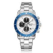 6141XXVMSSSLBU 25th Anniversay Limited Edition Men's Chronograph Quartz Watch 42mm