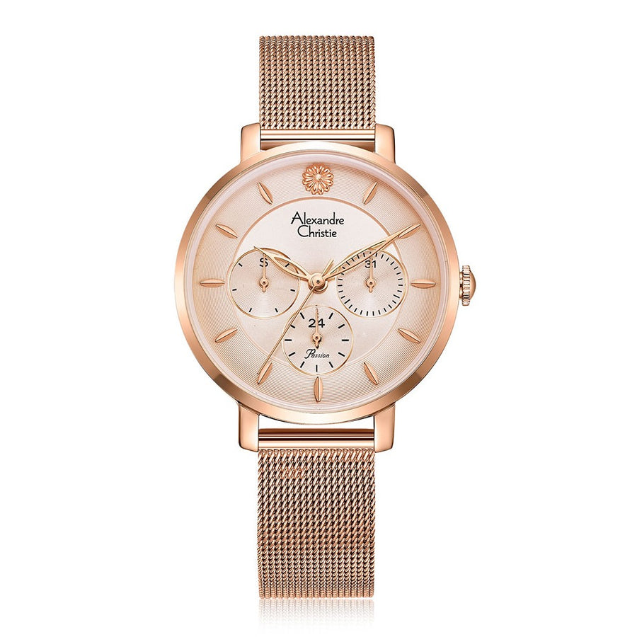 Alexandre Christie 2959BFBRGPN Women's Multi-Function Quartz Watch 35mm