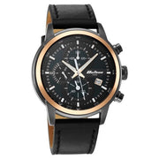 Titan 90086KL03 Octane watch with green dial and black leather strap, official gallery image 2