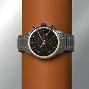 Titan 90086KM03 Octane watch with black dial and black stainless steel strap, main product image