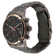 Titan 90086KM03 Octane watch with black dial and black stainless steel strap, official gallery image 2