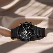 Titan 90086KM05 Octane watch with black dial and black stainless steel strap, main product image