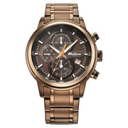 Titan 90086KM09 Octane Primal watch with brown dial and brown stainless steel strap, official gallery image 2