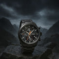 Titan 90086QM01 Octane Primal Quartz Chronograph Watch with Grey Dial and Grey Stainless Steel Strap for Men 46mm