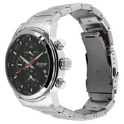 Titan 90086SM01 Octane watch with black dial and silver stainless steel strap, official gallery image 2