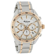 Titan 90103KM01 Octane watch with white dial and two tone stainless steel strap, official gallery image 2