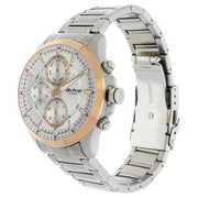Titan 90104KM03 Octane watch with white dial and silver stainless steel strap, official gallery image 3